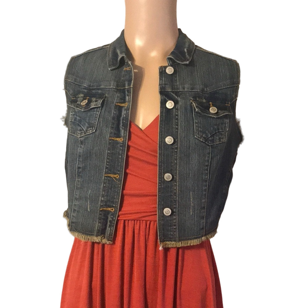 Thread and supply cut out jacket